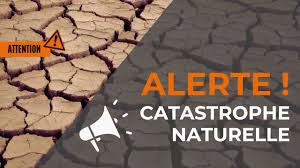 Alerte catastrophe naturelle Affiche Illustration PS17